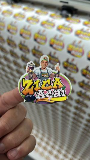 Adesivo Vinil 6x6 cm      Vai no Freezer e à prova dágua! Escolha a quantidade: