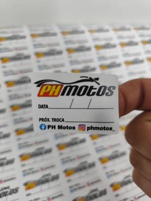 300 Adesivos Vinil 4x4 cm      Vai no Freezer e à prova dágua!